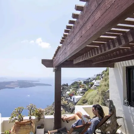Author's Cave House,breathtaking Caldera View!6pax Appartement